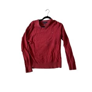 Tommy Hilfiger Red Crewneck Sweater Mens S
